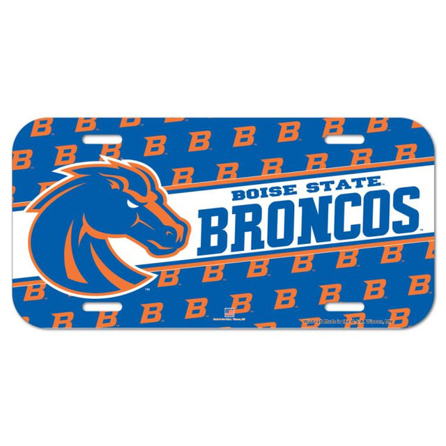 Boise State Broncos License Plate