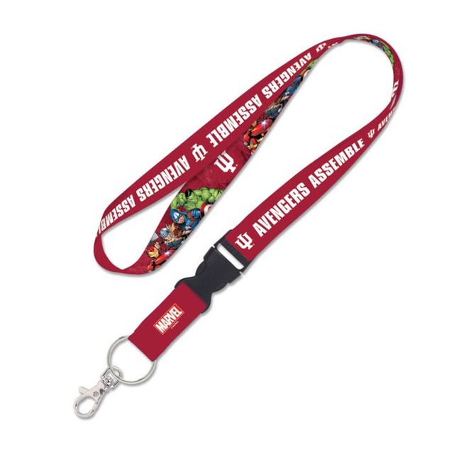 Indiana Hoosiers / Marvel (C) 2021 Marvel Lanyard w/detachable buckle 1"