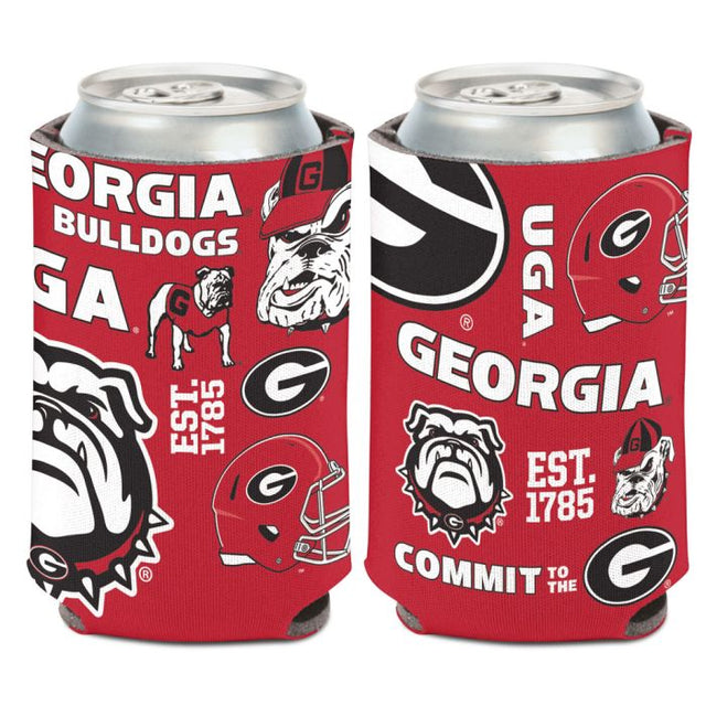 Georgia Bulldogs SCATTERPRINT Can Cooler 12 oz.