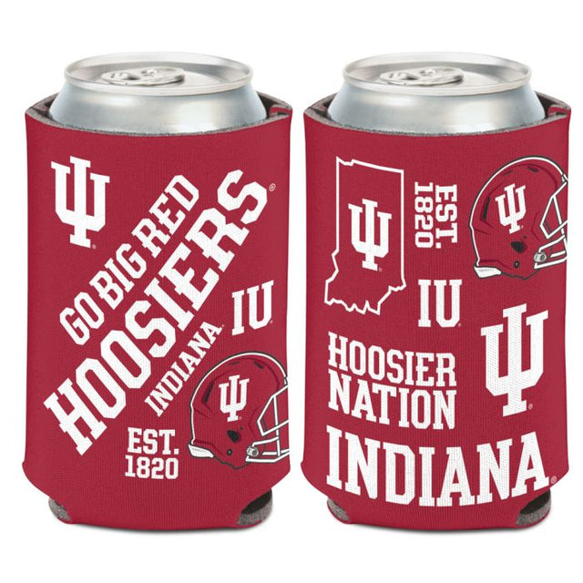 Enfriador de lata SCATTERPRINT de Indiana Hoosiers, 12 oz.