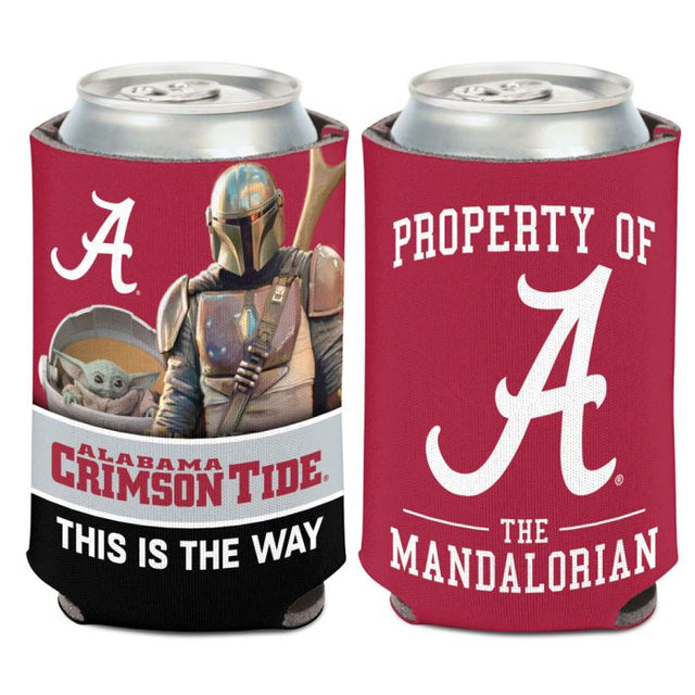 Enfriador de latas Alabama Crimson Tide / Star Wars MANDALORIAN de 12 oz.