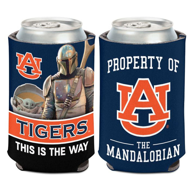 Enfriador de latas Auburn Tigers / Star Wars MANDALORIAN de 12 oz.