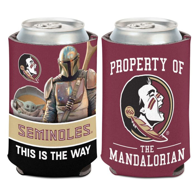 Florida State Seminoles / Star Wars MANDALORIAN Can Cooler 12 oz.