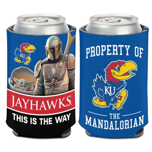 Enfriador de latas Kansas Jayhawks / Star Wars MANDALORIAN de 12 oz.