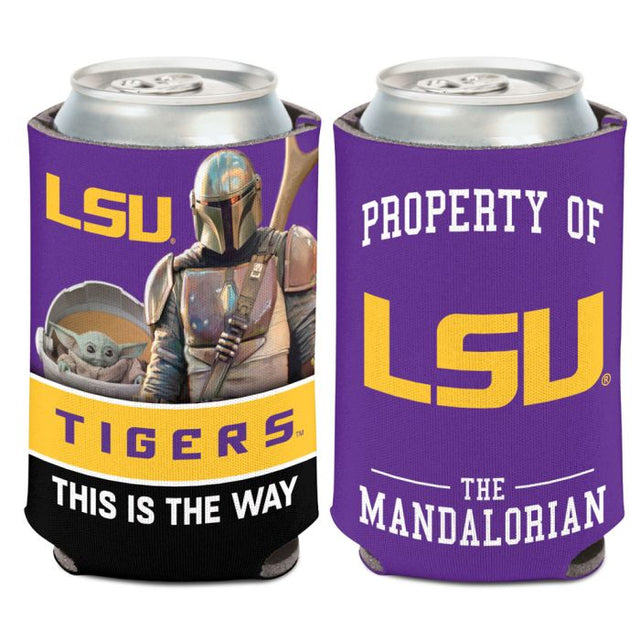 LSU Tigers / Star Wars MANDALORIAN Can Cooler 12 oz.