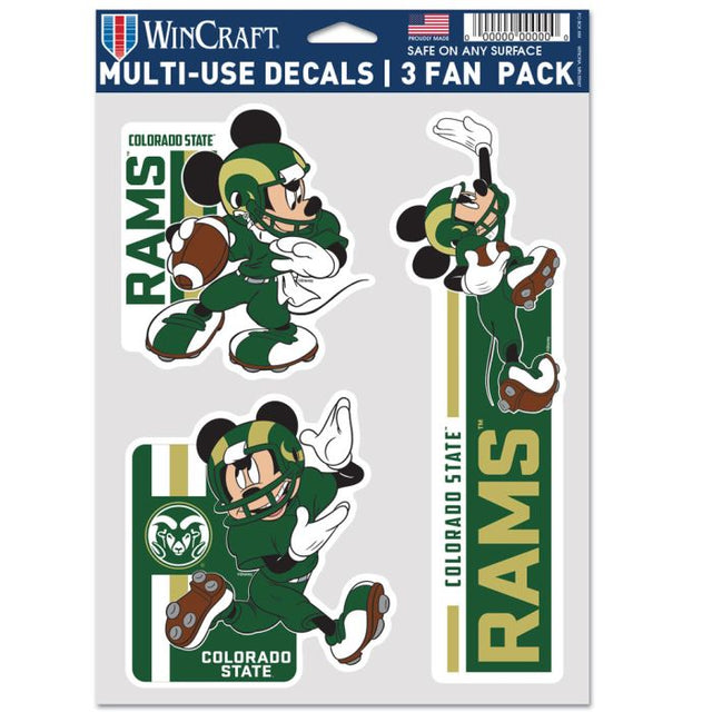 Colorado State Rams / Disney Multi Use 3 Fan Pack