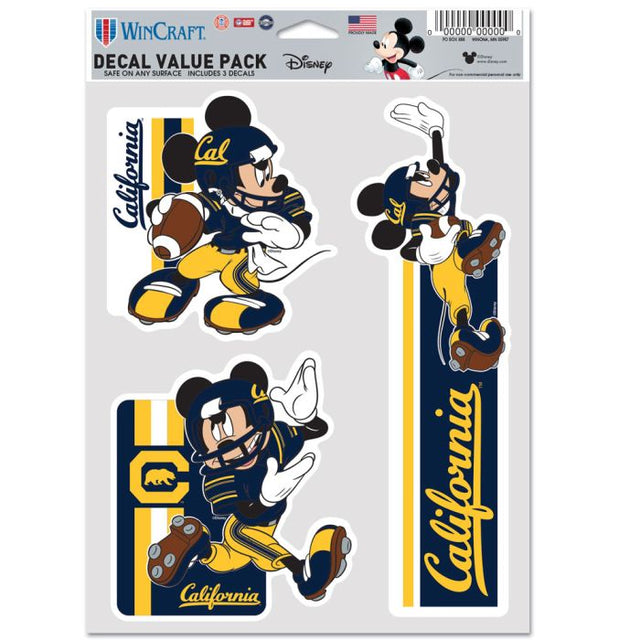 California Golden Bears / Disney Multi Use 3 Fan Pack