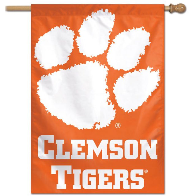 Bandera vertical de los Tigres de Clemson de 28" x 40"