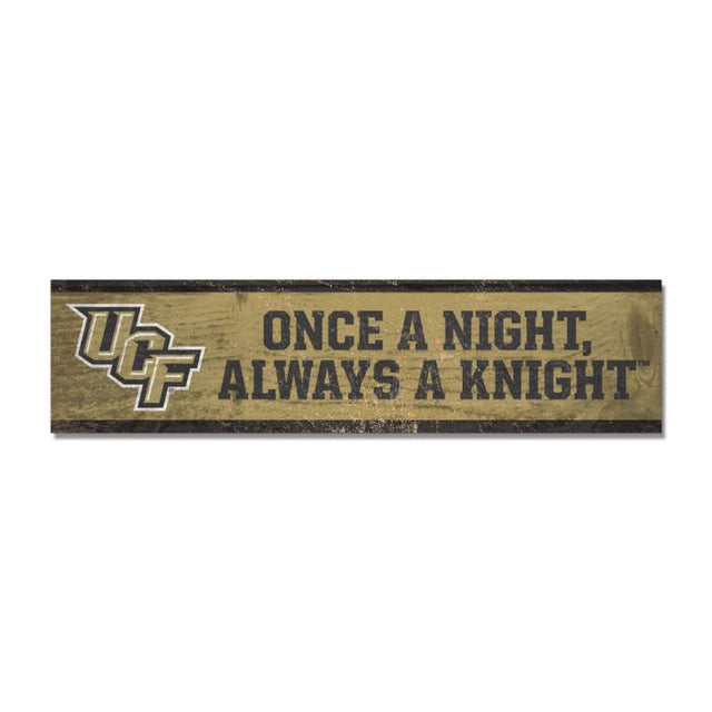 Imán de madera de los UCF Knights de 1,5" x 6"