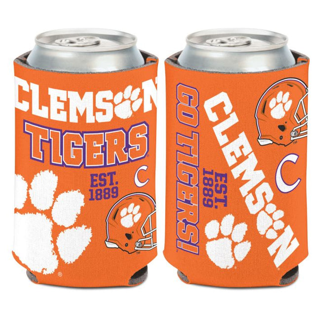 Enfriador de lata Clemson Tigers de 12 oz.