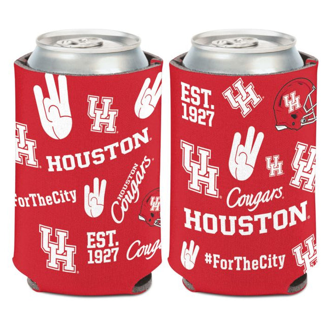 Enfriador de latas Houston Cougars de 12 oz.