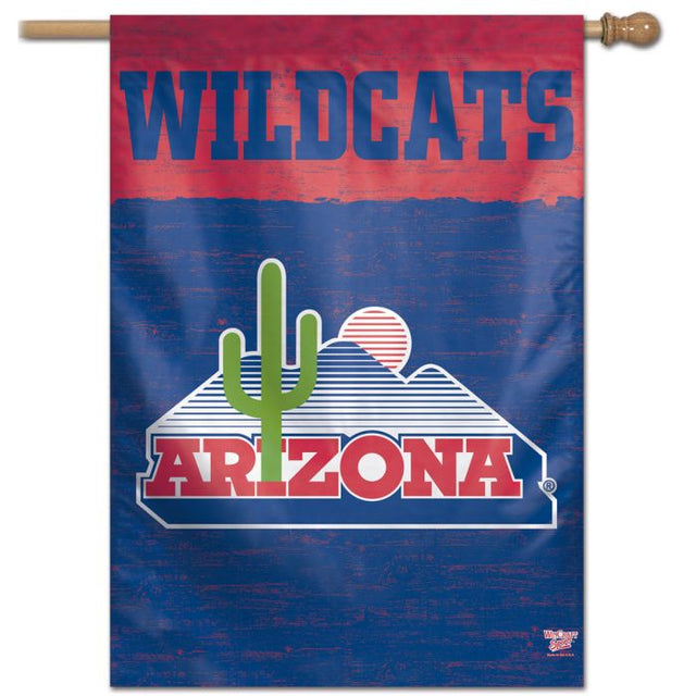 Arizona Wildcats / Vintage Collegiate VINTAGE Vertical Flag 28" x 40"