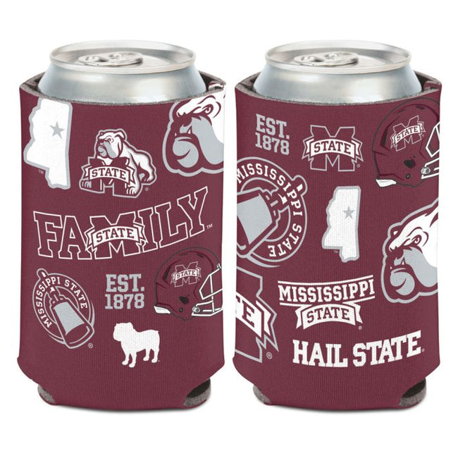 Mississippi State Bulldogs Can Cooler 12 oz.