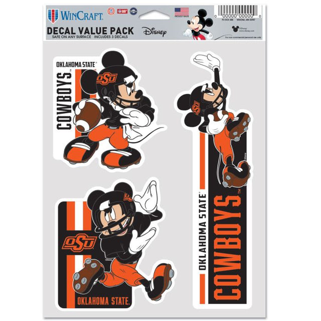 Oklahoma State Cowboys / Disney Multi Use 3 Fan Pack