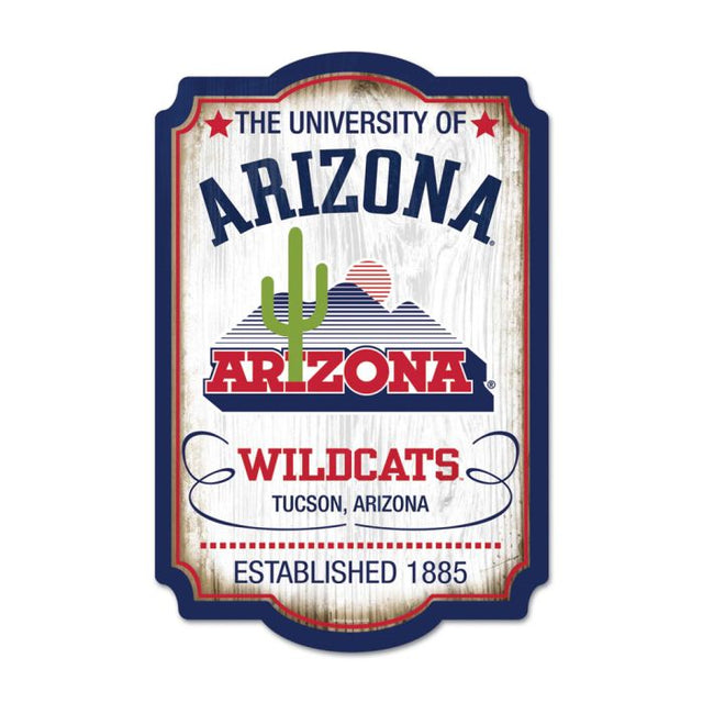 Arizona Wildcats / Vintage Collegiate VINTAGE Wood Sign 11" x 17" 1/4" thick