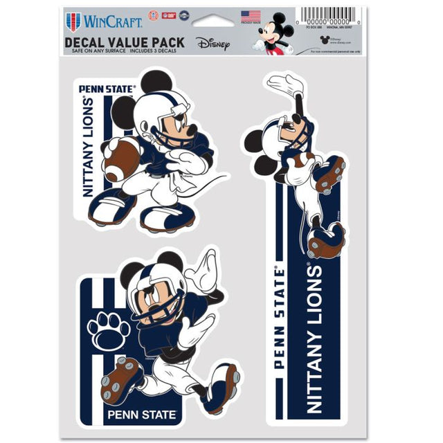 Paquete multiusos para 3 fanáticos de Penn State Nittany Lions/Disney