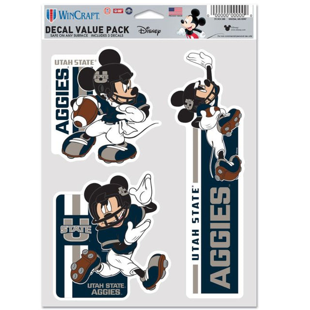 Utah State Aggies / Disney Multi Use 3 Fan Pack