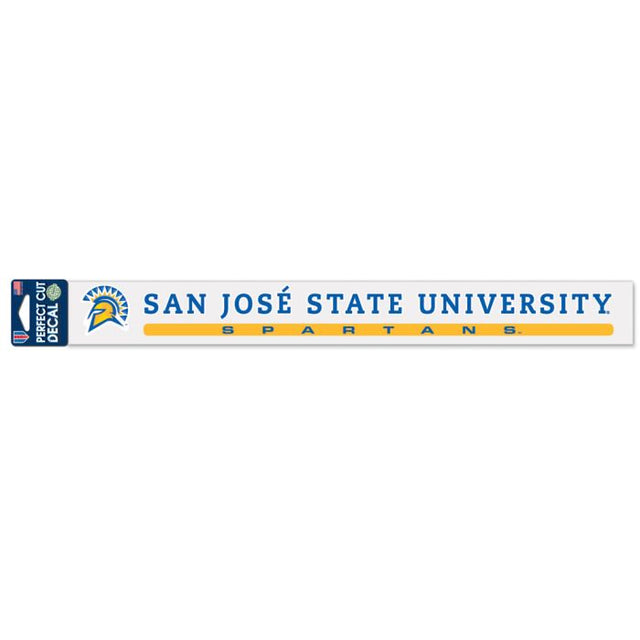 San Jose State Spartans Perfect Cut Decals 2" x 17"