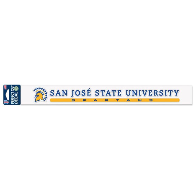 San Jose State Spartans Perfect Cut Decals 2" x 17"