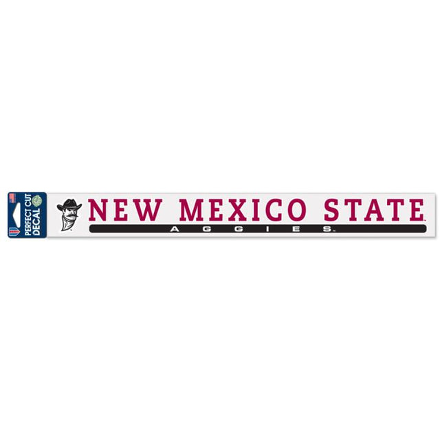 Calcomanías de corte perfecto de New Mexico State Aggies de 2" x 17"