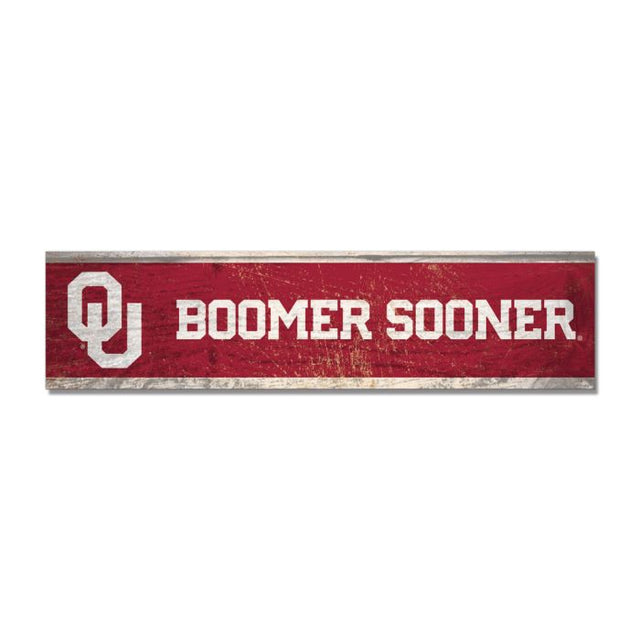 Oklahoma Sooners Wooden Magnet 1.5" X 6"