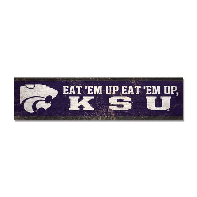 Kansas State Wildcats Wooden Magnet 1.5" X 6"