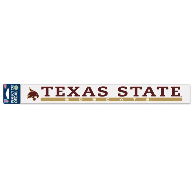 Texas State Bobcats Perfect Cut Decals 2" x 17"