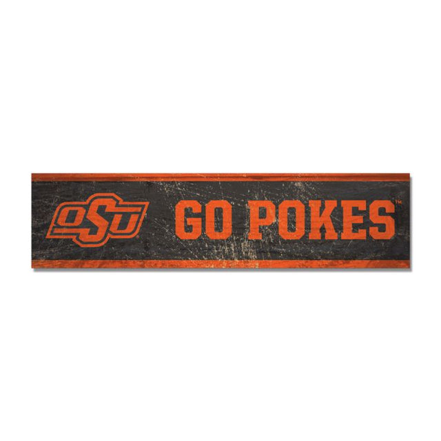 Oklahoma State Cowboys Wooden Magnet 1.5" X 6"