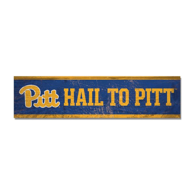 Imán de madera de los Pittsburgh Panthers, 1,5" x 6"