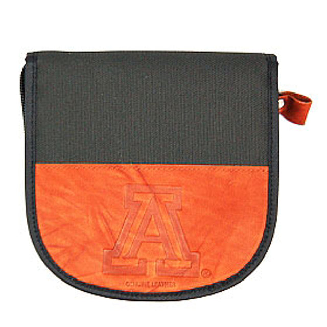 Estuche para CD de Arizona Wildcats de piel y nailon con relieve CO