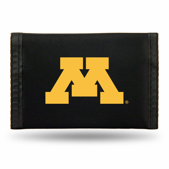 Cartera de nailon con tres pliegues de los Minnesota Golden Gophers