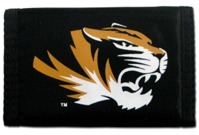 Cartera de nailon con tres pliegues de los Missouri Tigers