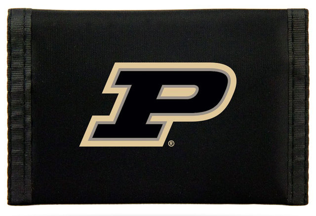 Cartera de nailon con tres pliegues de los Purdue Boilermakers