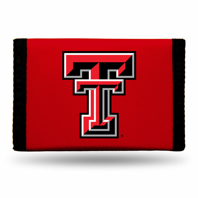 Cartera de nailon con tres pliegues de los Texas Tech Red Raiders