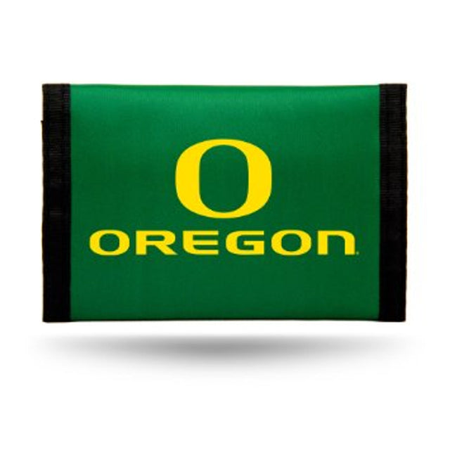 Cartera de nailon con tres pliegues de los Oregon Ducks