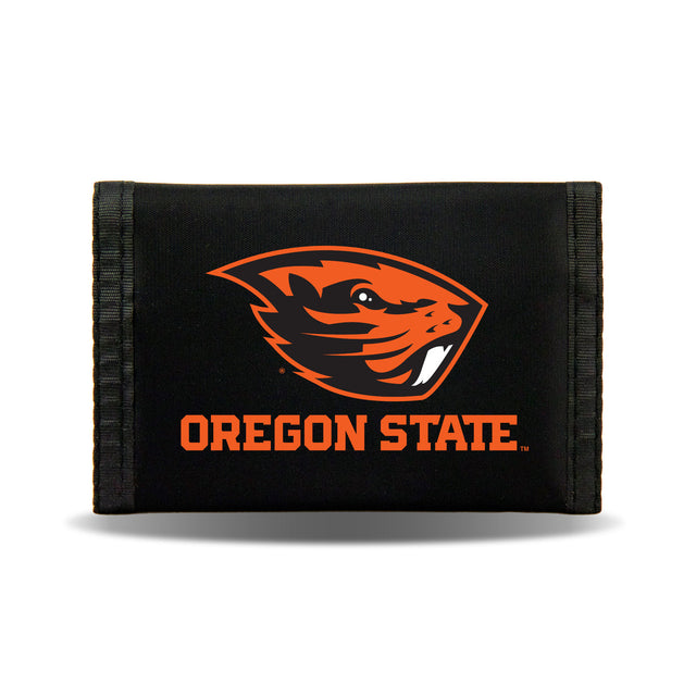 Cartera de nailon con tres pliegues de los Oregon State Beavers