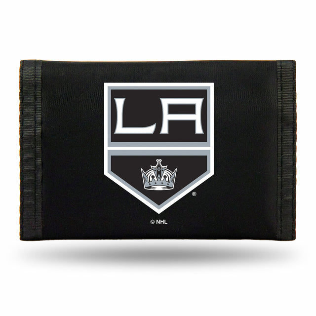 Cartera de nailon con tres pliegues de Los Angeles Kings