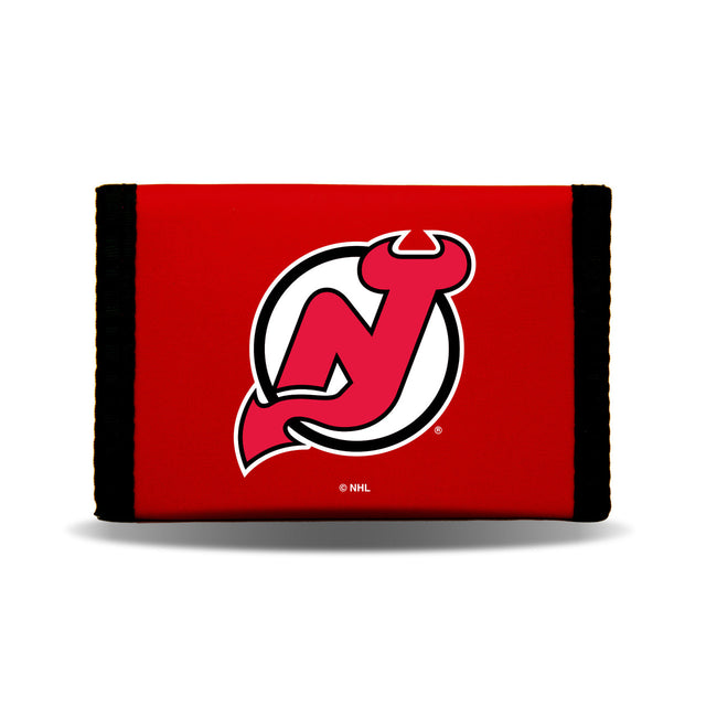 Cartera de nailon con tres pliegues de los New Jersey Devils