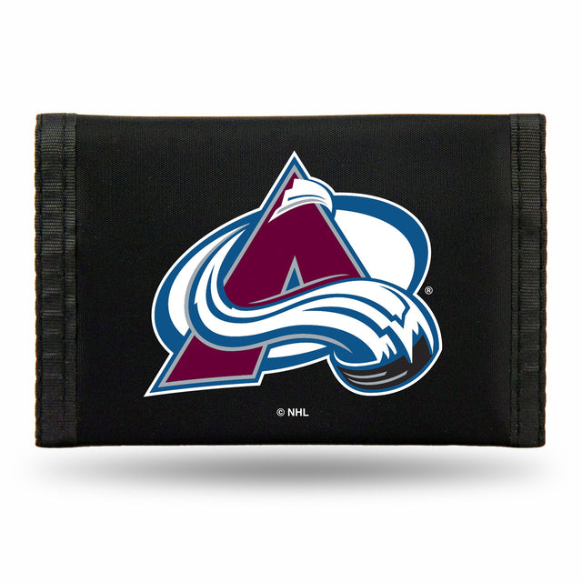 Cartera de nailon con tres pliegues Colorado Avalanche