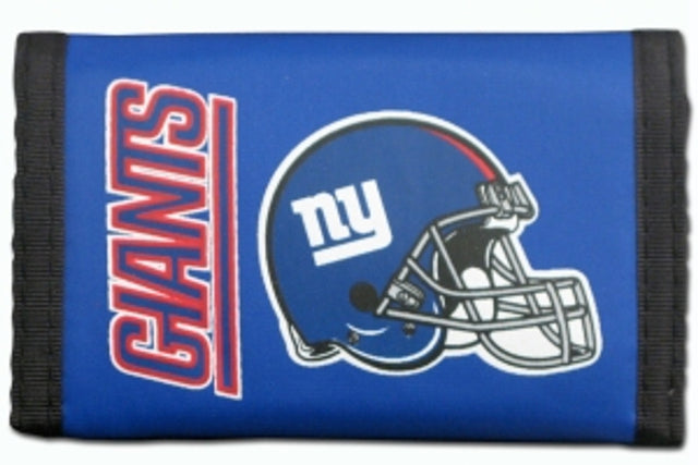 Cartera de nailon de tres pliegues de los New York Giants