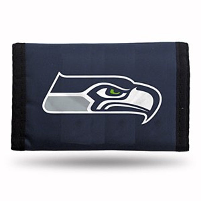 Cartera de nailon con tres pliegues de los Seattle Seahawks