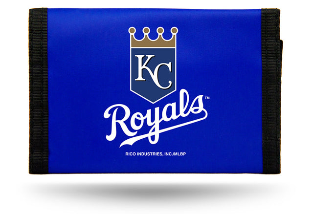 Cartera de nailon con tres pliegues de los Kansas City Royals