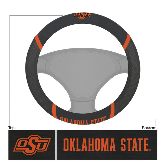 Funda de malla/cosida para volante de los Oklahoma State Cowboys