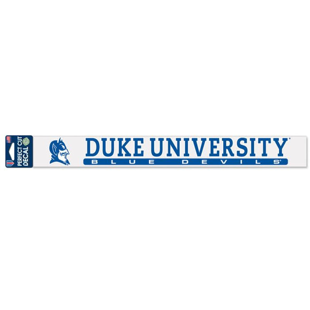 Duke Blue Devils Perfect Cut Decals 2" x 17"