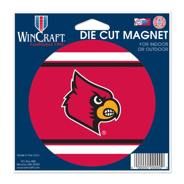 Louisville Cardinals Die Cut Magnet 4.5" x 6"