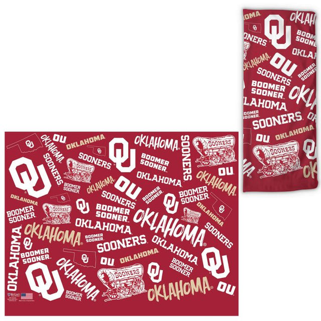 Envolturas para fanáticos de los Oklahoma Sooners SCATTERPRINT