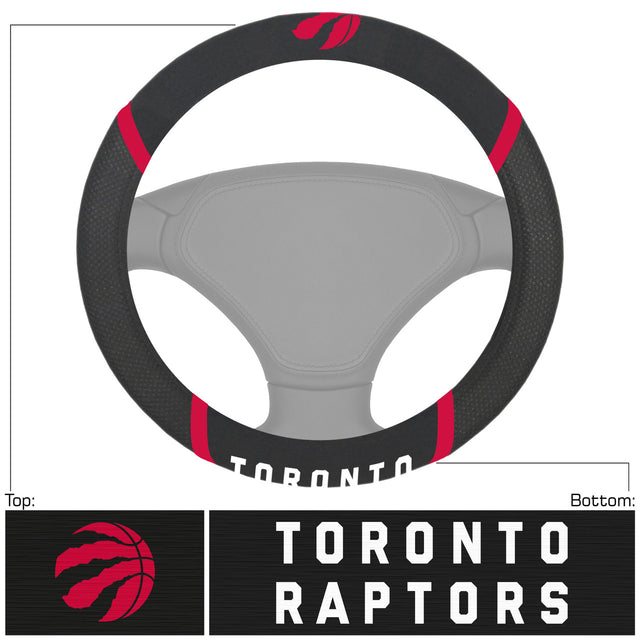 Funda de malla y costura para volante de los Toronto Raptors