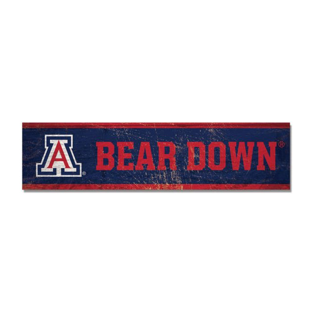 Arizona Wildcats Wooden Magnet 1.5" X 6"