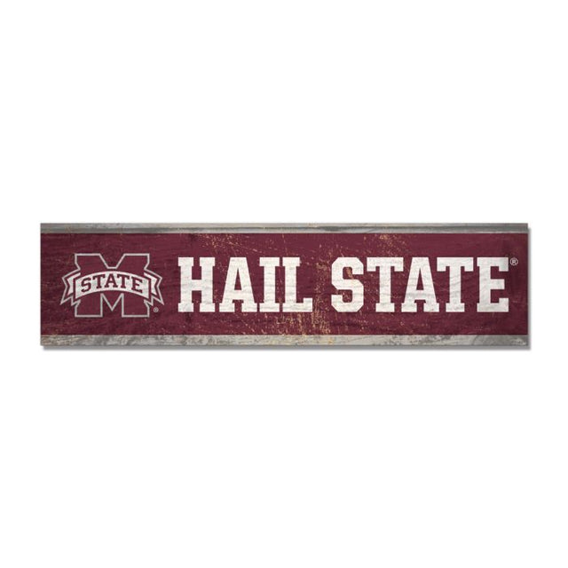 Mississippi State Bulldogs Wooden Magnet 1.5" X 6"