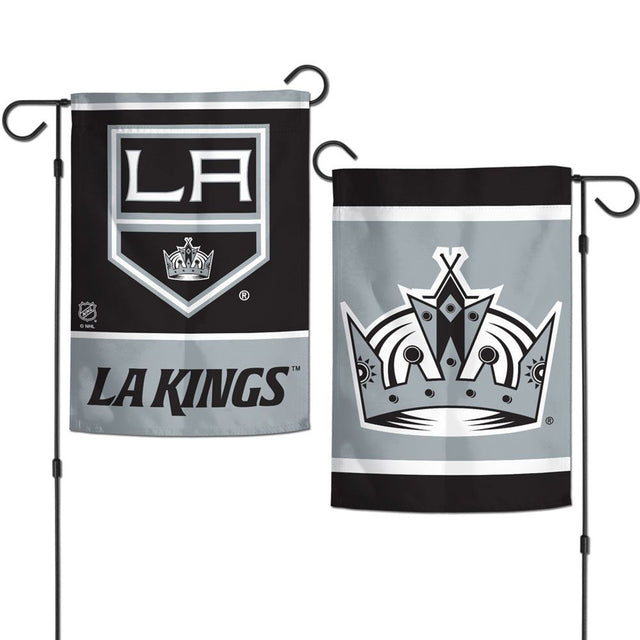 Bandera de Los Angeles Kings de 12 x 18 pulgadas, estilo jardín, de 2 lados